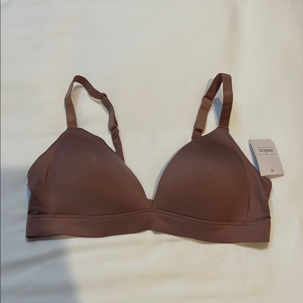 Auden MAUVE Seamless Wireless Bra Comfort